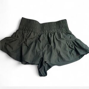 FP Movement by Free People Dark Green Skorts